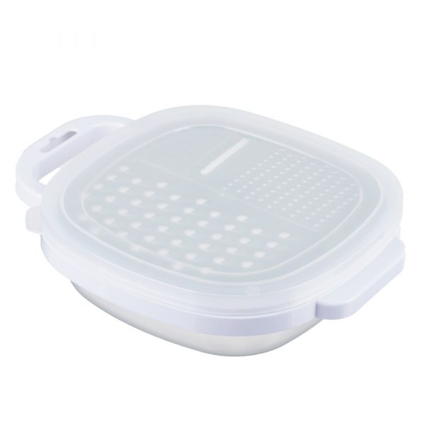 Grater with container 4-sides, st.steel - Image 4