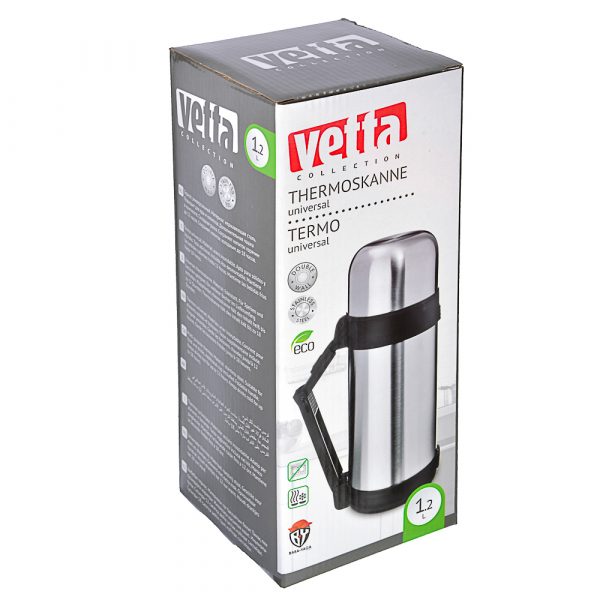 Thermos 1.2L, acier inoxydable – Image 4