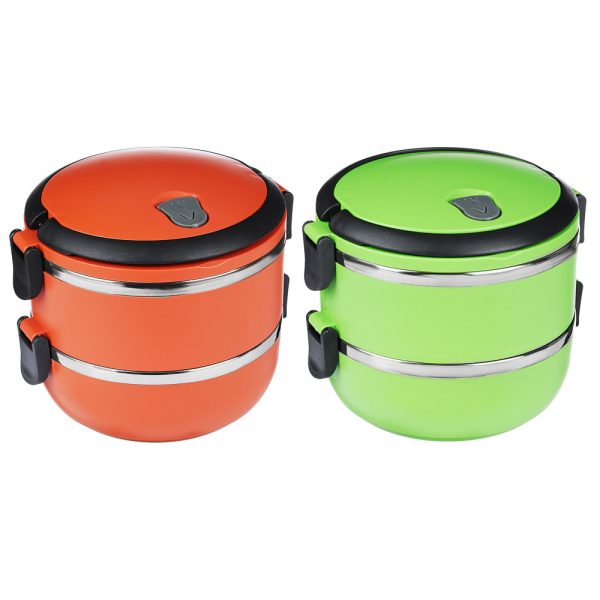 Lunch-box 1.4L, 2 sections, plastique