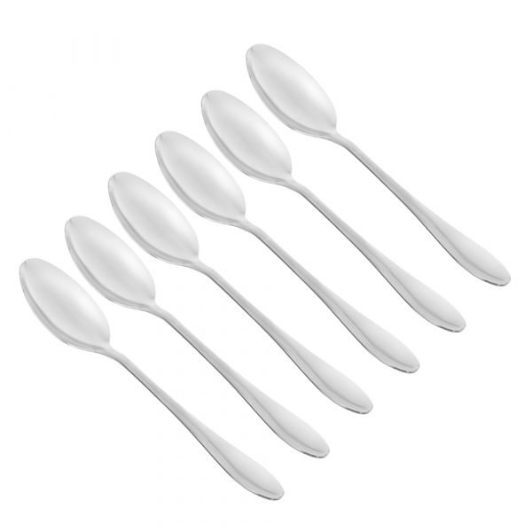 Cuillère 6pcs 20cm, acier inoxydable