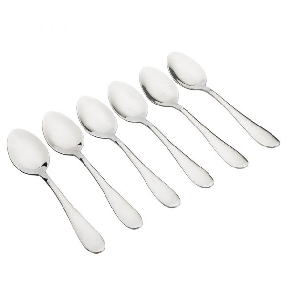 Cuillère à café 6pcs 14cm, acier inoxydable