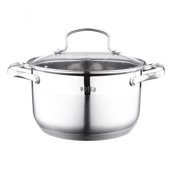 Cooking Pot Ø18cm, 2.6L, lid, st.steel