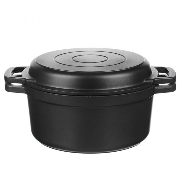 Braadpan Ø20cm 2.6L, antiaanbaklaag "marmer", gegoten aluminium