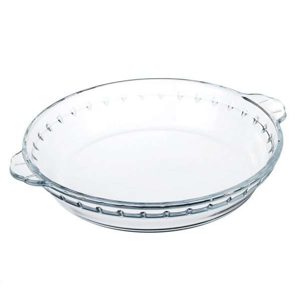 Plat de cuisson ovale 23х25.5cm, verre résistant à la chaleur