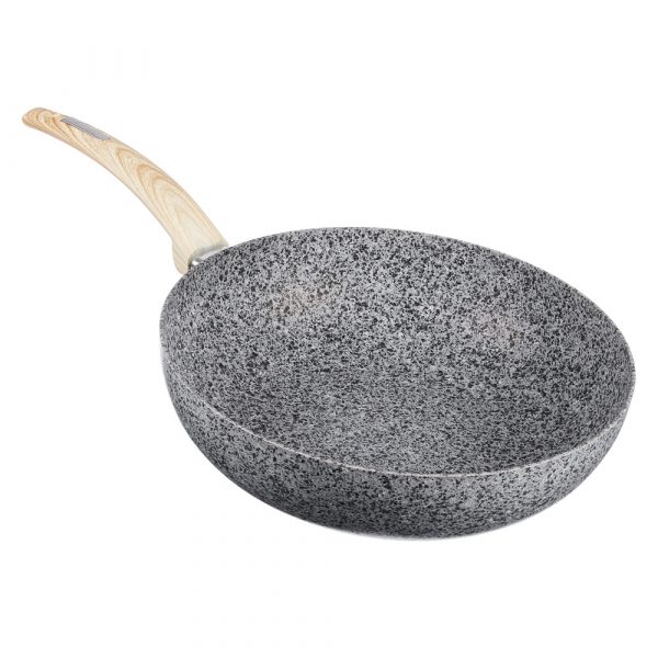 Fry pan Ø28cm, full granite coating, alum.