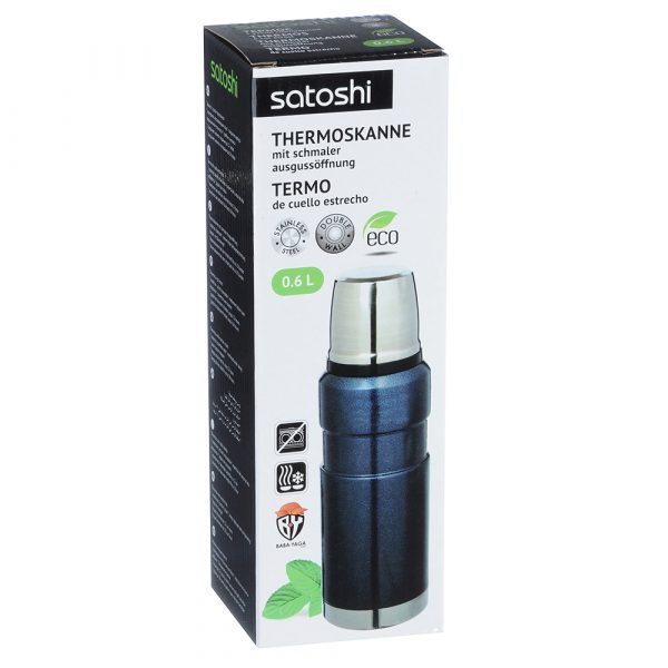 Thermos 0.6L, acier inoxydable – Image 2