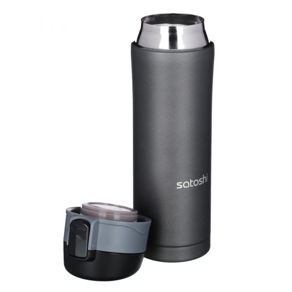 Vacuum mug 0.45L, snap-on lid, st.steel - Image 3