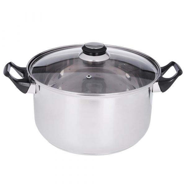 Cooking Pot Ø24cm, 5.4L, lid, st.steel - Image 2