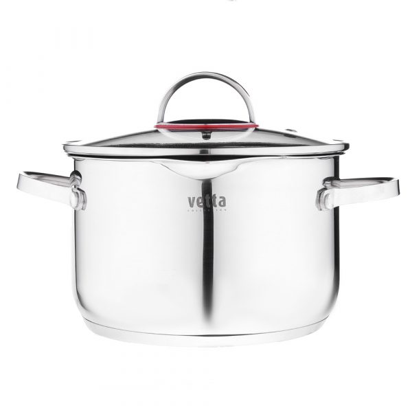 Cooking Pot Ø18cm, 2.7L, lid, st.steel