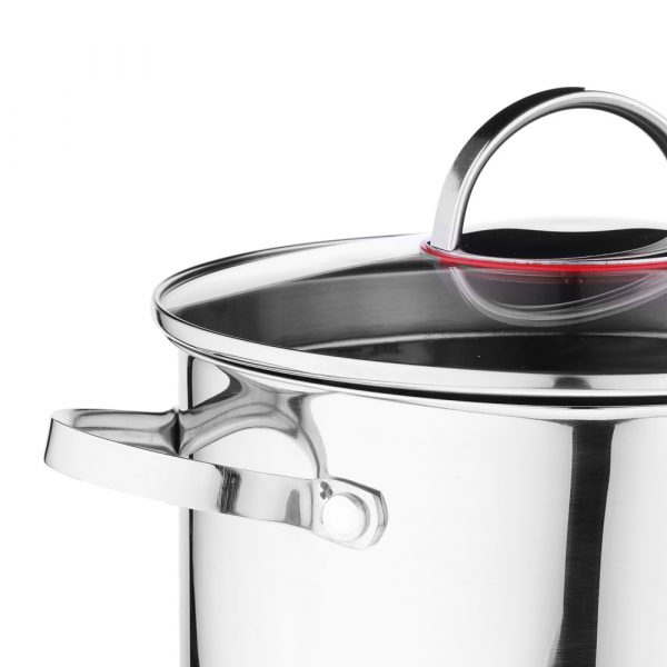 Cooking Pot Ø22cm, 4.8L, lid, st.steel - Image 3