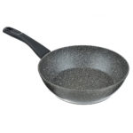 Frituurpan Ø24cm, volledige "Granite" coating, gegoten aluminium