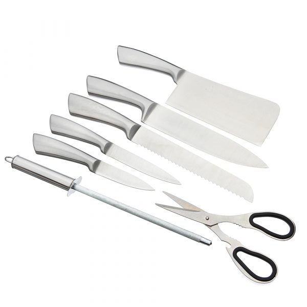 Knife set 7+1pcs, acr.stand, st.steel - Image 2