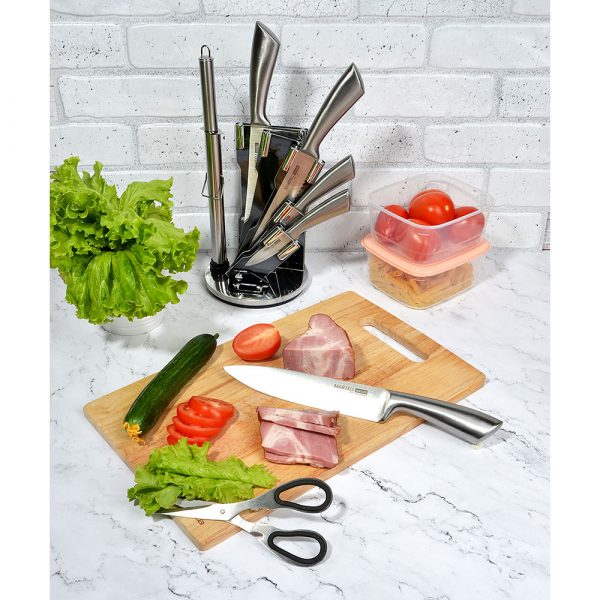 Knife set 7+1pcs, acr.stand, st.steel - Image 8