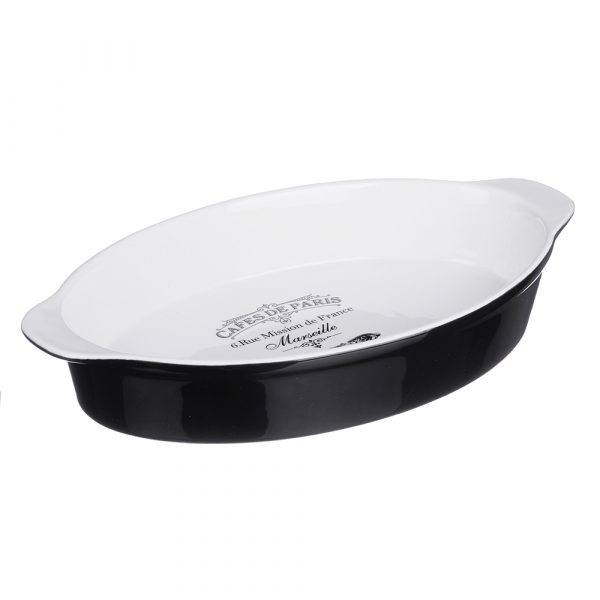 Plat de cuisson ovale en céramique 30x17cm, 1.0L