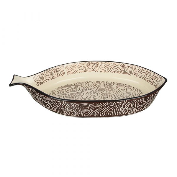 Ovenschaal 33x16cm, hittebestendig keramiek