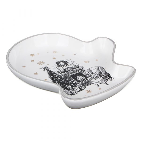 Gant de Noël Snack bowl  en céramique 20x17cm – Image 2