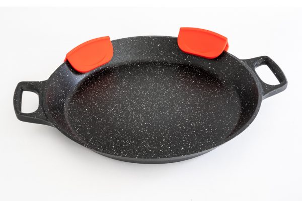 Paella pan Ø36cm, marble coating, silicone handle, cast alum. - Image 5