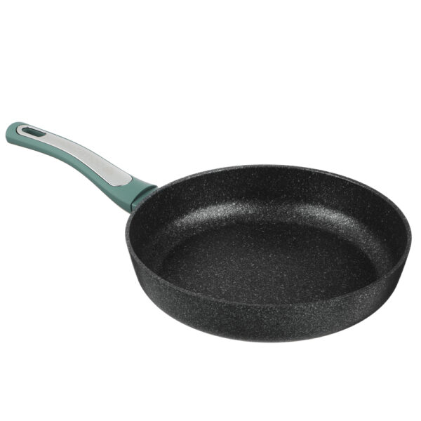 POÊLE À FRIRE Ø26CM, REVÊTEMENT DE MARBRE, FONTE D'ALUMINIUM